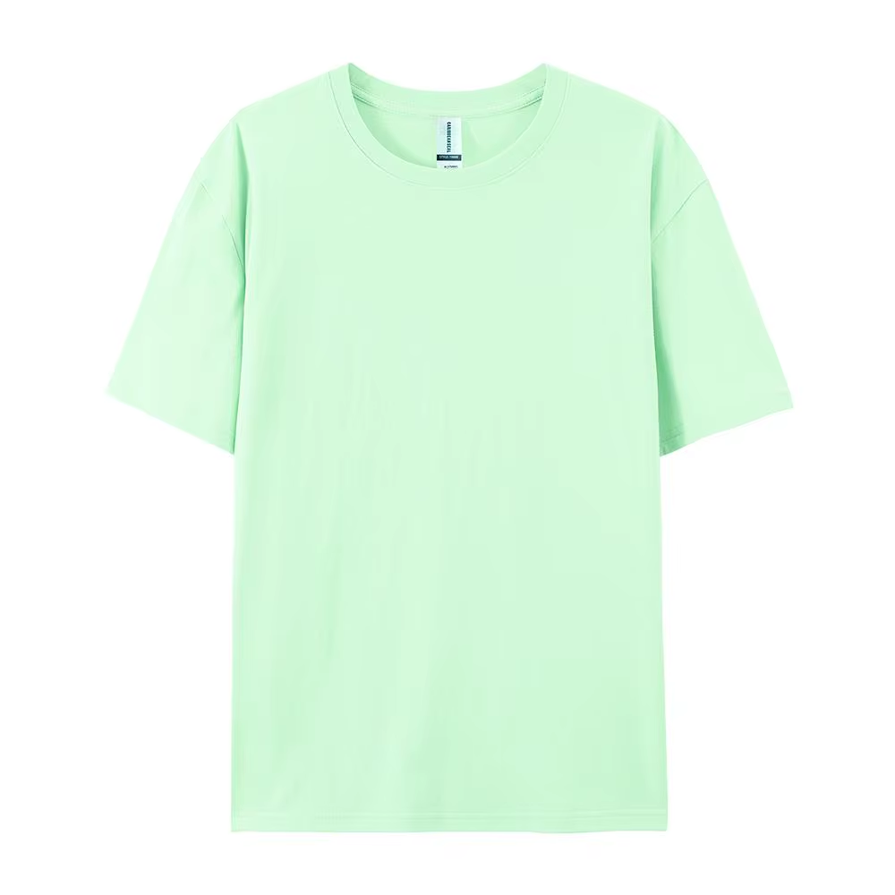100% Cotton Solid Tshirts Men Woman Short Sleeve Fashion Brand Trend Casual Soft Clothing Tees Customized Products Summer Tops